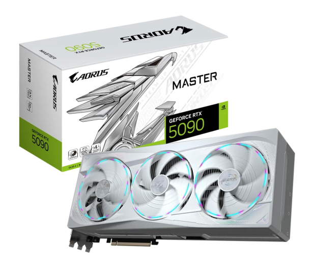 GIGABYTE GeForce RTX 5090 AORUS Master Ice 32GB GDDR7 DLSS4 - 1309812 - zdjęcie